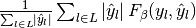 \frac{1}{\sum_{l \in L} \left|\hat{y}_l\right|} \sum_{l \in L} \left|\hat{y}_l\right| F_\beta(y_l, \hat{y}_l)